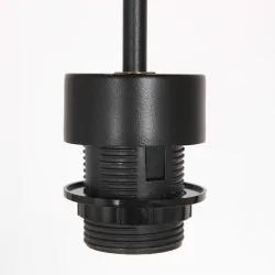 pendant luminaire BREEZA BEACH 1 flame E27 IP20, black dimmable