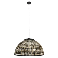 pendant luminaire NOX LIGHT 1 flame E27 IP20, black dimmable