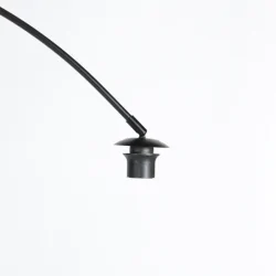 arc luminaire CURVE 1 flame E27 IP20, black dimmable