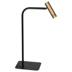 table lamp LUMO 1 flame IP20, black dimmable