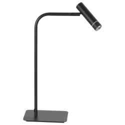 LED Tischleuchte VOLARI, 1-flammig, 5W, 2700K, 500lm, IP20, schwarz