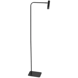 LED Stehleuchte VOLARI, 1-flammig, 5W, 2700K, 500lm, IP20, schwarz