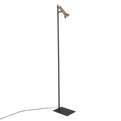 floor lamp KORA 1 flame GU10 IP20, black dimmable