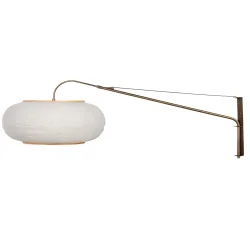 wall luminaire SILVA ALBA 1 flame E27 IP20, bronze dimmable