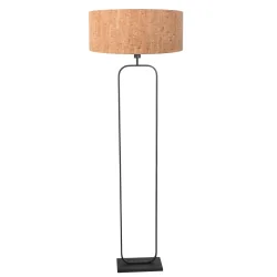 floor lamp STANG 1 flame E27 IP20, black dimmable