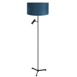 floor lamp STANG 2 flames E27 + GU10 IP20, black dimmable