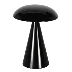 table lamp MUSH 1 flame IP20, black dimmable