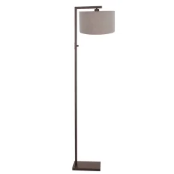 floor lamp STANG 1 flame E27 IP20, cocoa dimmable