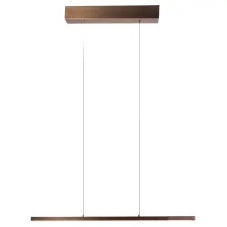 ceiling luminaire BANDE 3 flames IP20, bronze dimmable