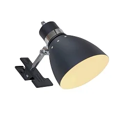 Steinhauer Spot SPRING zum Klemmen, 1 flame, metal, black