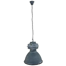 Pendelleuchte DENSI, Ø 47cm, E27, Abdeckung satiniert, industriegrau