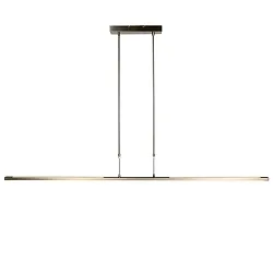 LED Pendelleuchte ZELENA, Up/Down, 155cm, 21+8W 2200-4000K (CCT) 2100+1600lm, CRi >90, mit Touch-Dimmer, stahl gebürstet