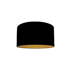 Schirm Ø x H: 40 x 20cm, Chintz, schwarz-gold