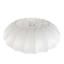 Schirm Ø x H: 60 x 22,5cm, Chintz, weiß