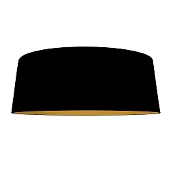 Schirm K2013SS Leinen Schwarz/Gold Ø54/60cm h:22cm