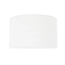 Leuchtenschirm KAPPEN, Ø 30cm, zylindrisch, Leinen weiß
