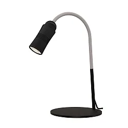 LED Tischleuchte NEO! TABLE (NV), 14W 2700K 25-65° (variabel), CRi 95, mit Flexarm, schwarz matt / silber