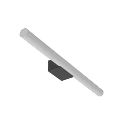 Spiegelleuchte LICHTSTANGE, IP20, 50cm, inkl. S14D 4,5W 2700K 450lm, Schwarz matt (Black Edition)