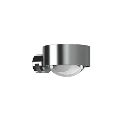 LED Spiegel-Klemmleuchte PUK MINI WALL FIX, IP20, Ø 8cm, Up/Down, 16W 2700K, CRi 90, ohne Linse, chrom matt