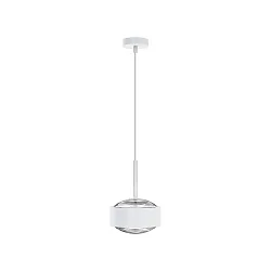 LED Pendelleuchte PUK MEG MAXX DROP SOLO, Ø 16cm, Up/Down, 30W 2700K, CRi 90, ohne Linse, weiß matt