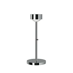 LED Tischleuchte PUK MINI EYE TABLE, Ø 8cm/H 37cm, 20W 2700K, CRi 95, starr, ohne Linse, chrom