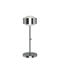 LED Tischleuchte PUK MAXX EYE TABLE, Ø 12cm, Up/Down, 20W 2700K, CRi 95, starr, ohne Linse, chrom matt