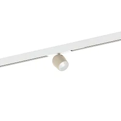 track spot DOMY ON STREX 1.0 with adapter IP20, white matt, silk grey 