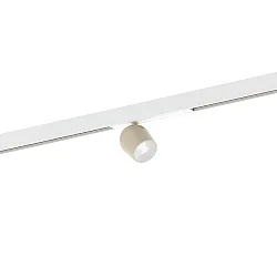 track spot DOMY ON STREX 1.0 with adapter IP20, white matt, silk grey dimmable