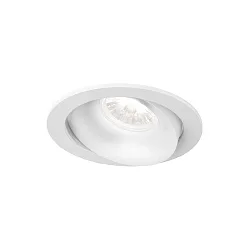 LED Deckeneinbau-Strahler RONY 1.0, IP20, Ø 11cm, kardanisch, 350/500mA, 6/9W (multi), CRi >90, 3000K 56°, mattweiß
