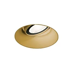 Einbaustrahler DEEP ADJUST TRIMLESS 1.0 - PAR16, GU10 max. 12W, kardanisch, bündig, Clipfedern, gold