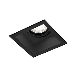 Einbaustrahler PLANO 1.0 PAR16, GU10, IP20, eckig, dreh-/schwenkbar, schwarz