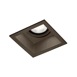 Einbaustrahler PLANO 1.0 PAR16, GU10, IP20, eckig, dreh-/schwenkbar, bronze