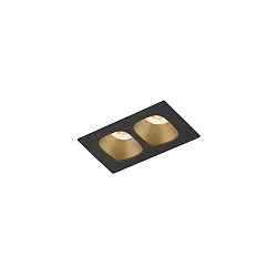 recessed luminaire PIRRO PETIT CEILING REC 2.0 IP20, champagner, black matt 5W 380lm 3000K 20-40° 20-40° CRI 90-100