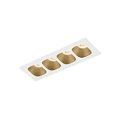 recessed luminaire PIRRO PETIT CEILING REC 4.0 IP20, champagner, white matt 10W 680lm 2700K 20-40° 20-40° CRI 90-100