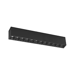 LED Deckenstrahler PIRRO PETIT CEILING SURF 12.0 LED, 12-flammig, 2700K B 28W 220-240VAC DIM CRI90, schwarz matt