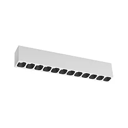 LED Deckenstrahler PIRRO PETIT CEILING SURF 12.0 LED, 12-flammig, 3000K E 28W 220-240VAC DIM CRI90, weiß matt, schwarz matt
