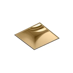 LED Deckeneinbau-Strahler STRANGE 1.0, IP20, 1-flammig, 17V, 6/9W, CRi >90, UGR <16, kardanisch, 2700K 15°, champagner