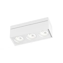 Deckenleuchte SIRR0 3.0 PAR16, 3x GU10 max. 12W, dreh- und schwenkbar, Weiß