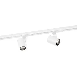 LED 1-phase Spot SQUBE ON TRACK 1.0, 6W 3000K, incl. adapter, white