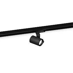 LED 3-Phasen-Strahler SQUBE ON TRACK 2.0, 12W 1800-2850K, inkl. Adapter, schwarz