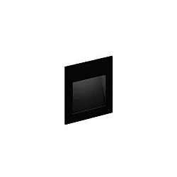 LED Wandeinbauleuchte LITO WALL REC 2.0 LED Orientierungsleuchte, 3000K B 2/3W 350/500mA 6V CRI90, schwarz matt