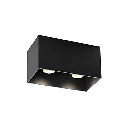 Deckenleuchte BOX 2.0 PAR16, 2x GU10 max. 12W, Schwarz