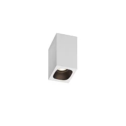 LED Deckenleuchte PIRRO 1.0, 1 Spot, 4.5W 2700K, CRi >90, dimmbar, weiß-schwarz