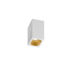 LED Deckenleuchte PIRRO 1.0, 1 Spot, 4.5W 2700K, CRi >90, dimmbar, weiß-gold