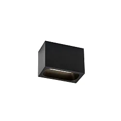 LED Deckenleuchte PIRRO OPAL CEILING SURF 2.0 LED, 2-flammig, 3000K B 7W 220-240VAC DIM , IP20, schwarz matt