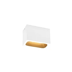 LED Deckenleuchte PIRRO OPAL CEILING SURF 2.0 LED, 2-flammig, 2700K J 7W 220-240VAC DIM , IP20, weiß matt, gold