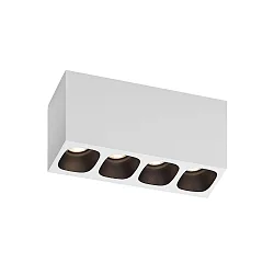 LED Deckenleuchte PIRRO 4.0, 4 Spots, 4x 4.5W 2700K, CRi >90, dimmbar, schwarz