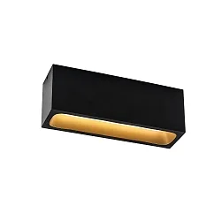 LED Deckenleuchte PIRRO OPAL CEILING SURF 4.0 LED, 4-flammig, 3000K K 12W 220-240VAC DIM , IP20, schwarz matt, gold
