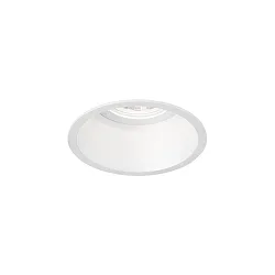recessed spotlight DEEPER 1.0 PAR16 round, rigid, set back GU10 IP20, mat, traffic white dimmable