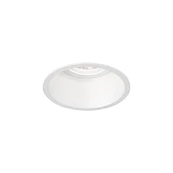 LED Deckeneinbau-Strahler DEEPER 1.0, IP20, 17V, 6/9W, CRi >90, starr, Blattfedern, 2700K 15°, mattweiß